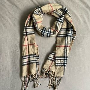 Burberry patterned scarf